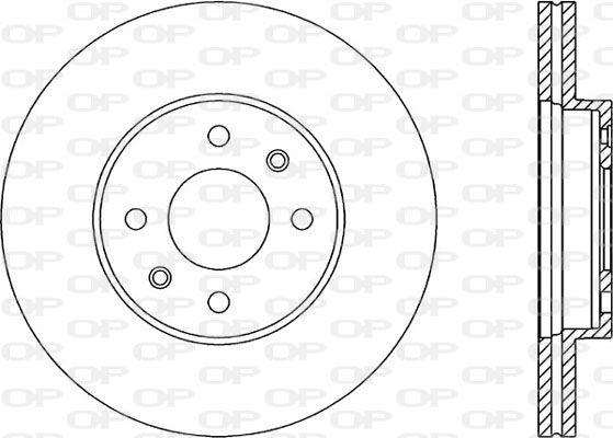 OPEN PARTS Bremžu diski BDA1464.20